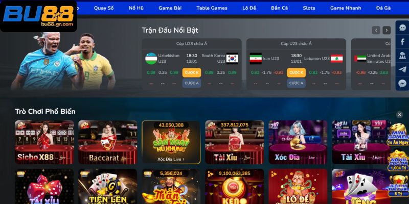 Giao diện hiện đại dễ thao tác