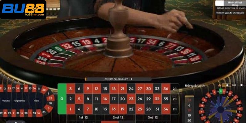 Roulette là bộ môn rất được ưa chuộng tại casino BU88